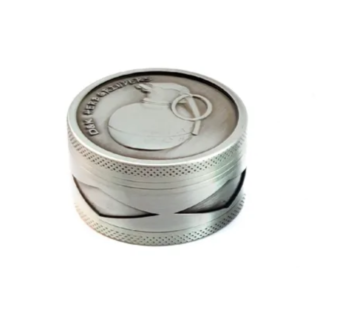 Гриндер для подрібнення тютюну D&K Гранати DK-5081-X3 (Silver 1)-LВR