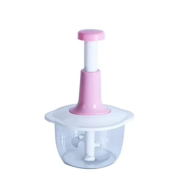 Подрібнювач механічний Hand Pat (White Pink)-LВR