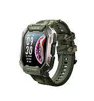 Смарт-часы LEMFO C20 Original силиконовый ремешок (Camouflage Green)-LВR