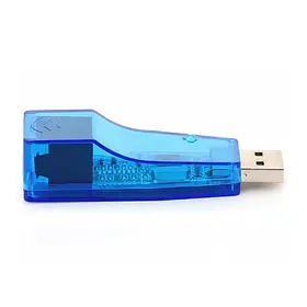 Мережевий адаптер перехідник PIX-LINK USB LAN 001 мережна карта (Blue)-LВR