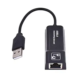 Мережевий адаптер перехідник PIX-LINK USB LAN SR9900 мережна карта (Black)-LВR