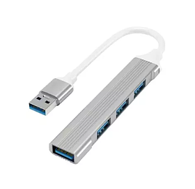 USB-хаб PIX-LINK USB 3.0 4 порти (Silver)-LВR
