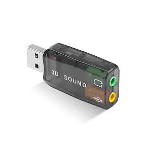 Звукова картка 5.1 USB QTS-005 (Black)-LВR