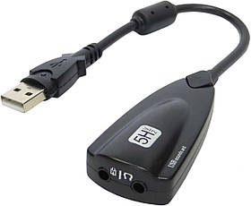 Звукова карта 7.1 USB QTS-008 (Black)-LВR