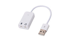 Звукова картка 7.1 USB QTS-005A (White)-LВR