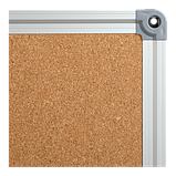 Дошка коркова 60x90см алюмінієва рамка BUROMAX BM.0017, фото 2