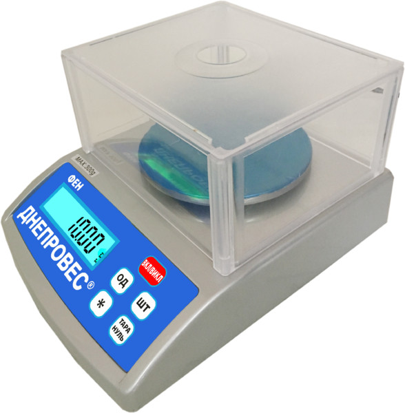 Ваги лабораторні Дніпровіс ФЕН-300Л (0,01 грам)