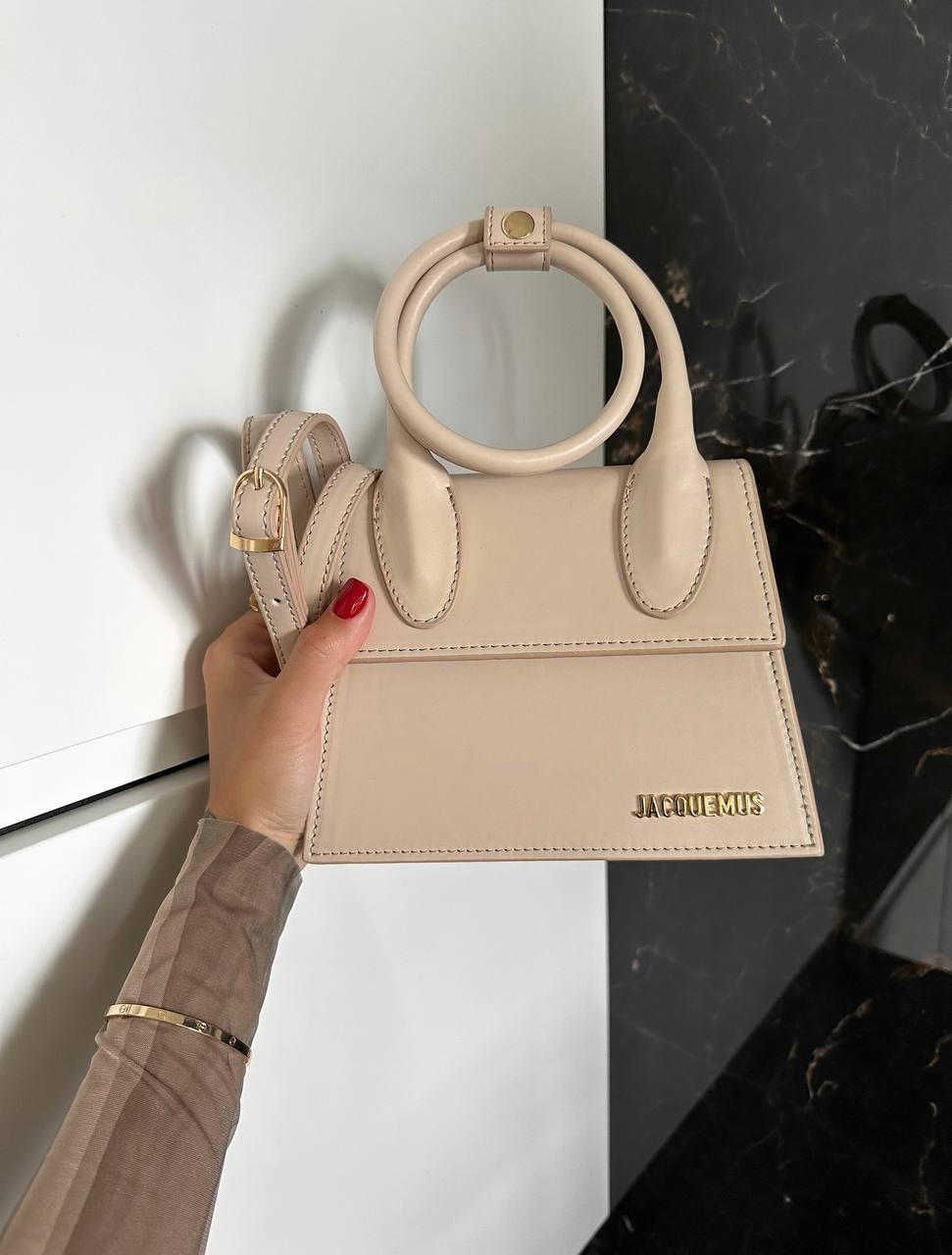 Жіноча сумка Жакмюс бежева Jacquemus Beige