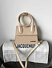 Жіноча сумка Жакмюс бежева Jacquemus Beige, фото 3