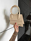Жіноча сумка Жакмюс бежева Jacquemus Beige, фото 6