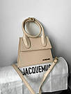 Жіноча сумка Жакмюс бежева Jacquemus Beige, фото 5
