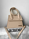 Жіноча сумка Жакмюс бежева Jacquemus Beige, фото 10
