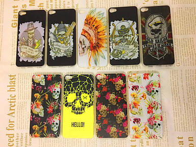 TPU чохол для Meizu U10 Черепа