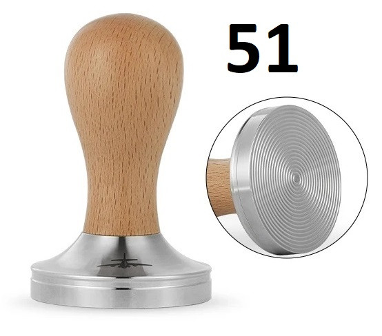 Темпер MHW-3Bomber 51 mm Vase для кави Рифлений, фото 1