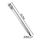 Кулькова ручка Ананас Серебро RYH064, фото 2