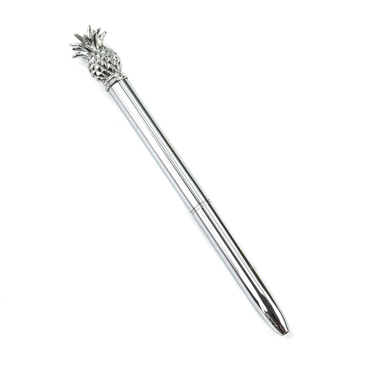 Кулькова ручка Ананас Серебро RYH064, фото 1