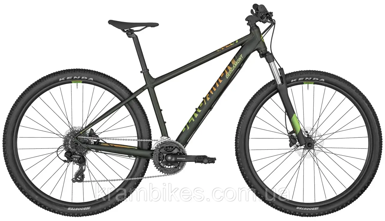 Велосипед гірський Bergamont Revox 3 (2022) 27.5" M оливково-чорний (матовий)