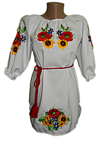 Вышитое платье для девочки "Морил" (Вышитое платье для девочки "Морир") DN-0027