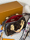 Жіноча сумка Луї Віттон коричнева Louis Vuitton Brown, фото 5
