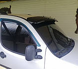 Козирьок на лобове скло (чорний глянець, 5мм) для Fiat Doblo I 2001-2005 рр, фото 9