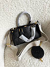 Жіноча сумка Луї Віттон чорна Louis Vuitton Black, фото 5