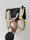 Жіноча сумка Луї Віттон чорна Louis Vuitton Black, фото 6