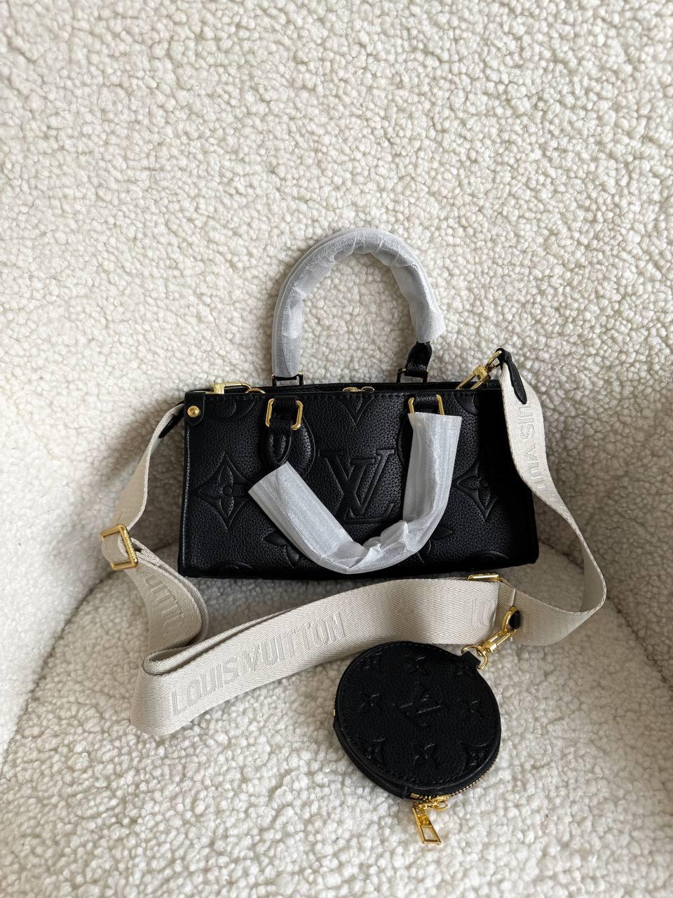 Жіноча сумка Луї Віттон чорна Louis Vuitton Black, фото 1