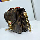 Жіноча сумка Луї Віттон коричнева Louis Vuitton Brown, фото 6