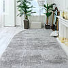 Ворсистий килим сірий PUFFY-4B 001A grey, фото 3