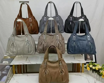 Сумочка жіноча на блискавці 36*29 см зі штучної шкіри у різних кольорах Lily