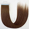 Натуральне Слов'янське Волосся на Стрічках 50 см 100 грам, Шоколад №04, фото 4