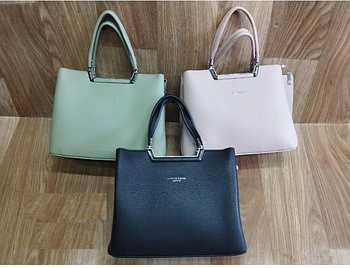 Сумочка жіноча ділова на блискавці 28*21 см зі штучної шкіри у різних кольорах Lily