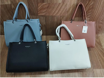 Сумочка жіноча ділова на блискавці 31*23 см зі штучної шкіри у різних кольорах Lily