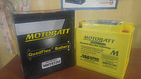 Аккумулятор для мотоцикла гелевый MOTOBATT AGM 14Ah 200 A размер 151 x 87 x 145 мм с проставкой MBTX12U