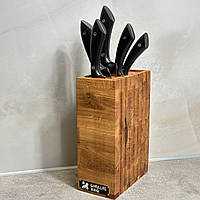 Підставка для ножів дерев'яна Торцева