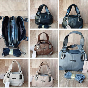 Сумочка жіноча на блискавці 29*17 см зі штучної шкіри у різних кольорах Lily