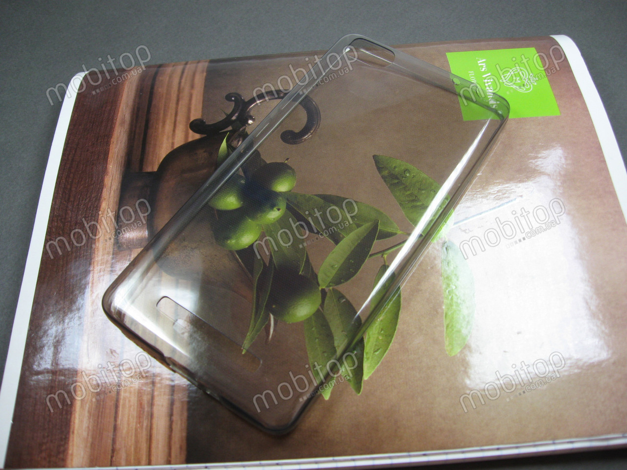 Полімерний TPU чехол Xiaomi Mi4i / Mi4c (сірий), фото 1