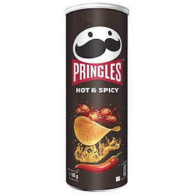 Чіпси, Снеки Прінглс Pringles 165g , 165г Hot & Spicy Гострі