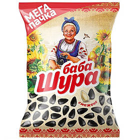 Насіння соняшника смажене не солоне  ТМ " Баба Шура " 215г  Україна