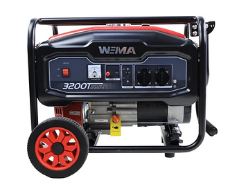 Портативний однофазний генератор 3000 Вт Weima WM3200 бензиновий