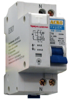 Диференціальний вимикач серії ДВ-2002 32А 30 мА