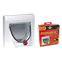 Дверцята для котів і собак PetSafe Staywell, до 7 кг, 223×223 мм, пластикова врізна, без тунелю, біла