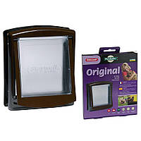 Дверцята для собак середніх порід PetSafe Staywell Original M 352×292 мм коричнева пластикова