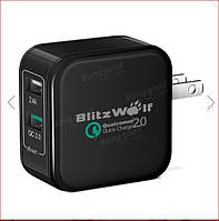 Зарядное устройство BlitzWolf QC2.0 2.4A 30 Вт Qualcomm