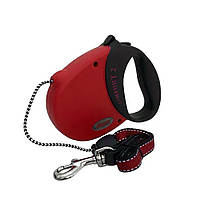 Рулетка FLEXI Comfort Basic 2, чорна з червоним ,5 м 20 кг,шнур (6733)