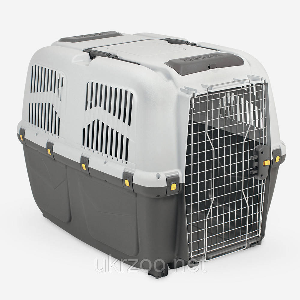 Переноска SKUDO 7 IATA GREY 105*73*76 h (1 шт./яск) Ваган жив. 50 кг, фото 1