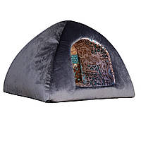 Будиночок-Юрта "Пухнастики"  (сіра)  40*40*35