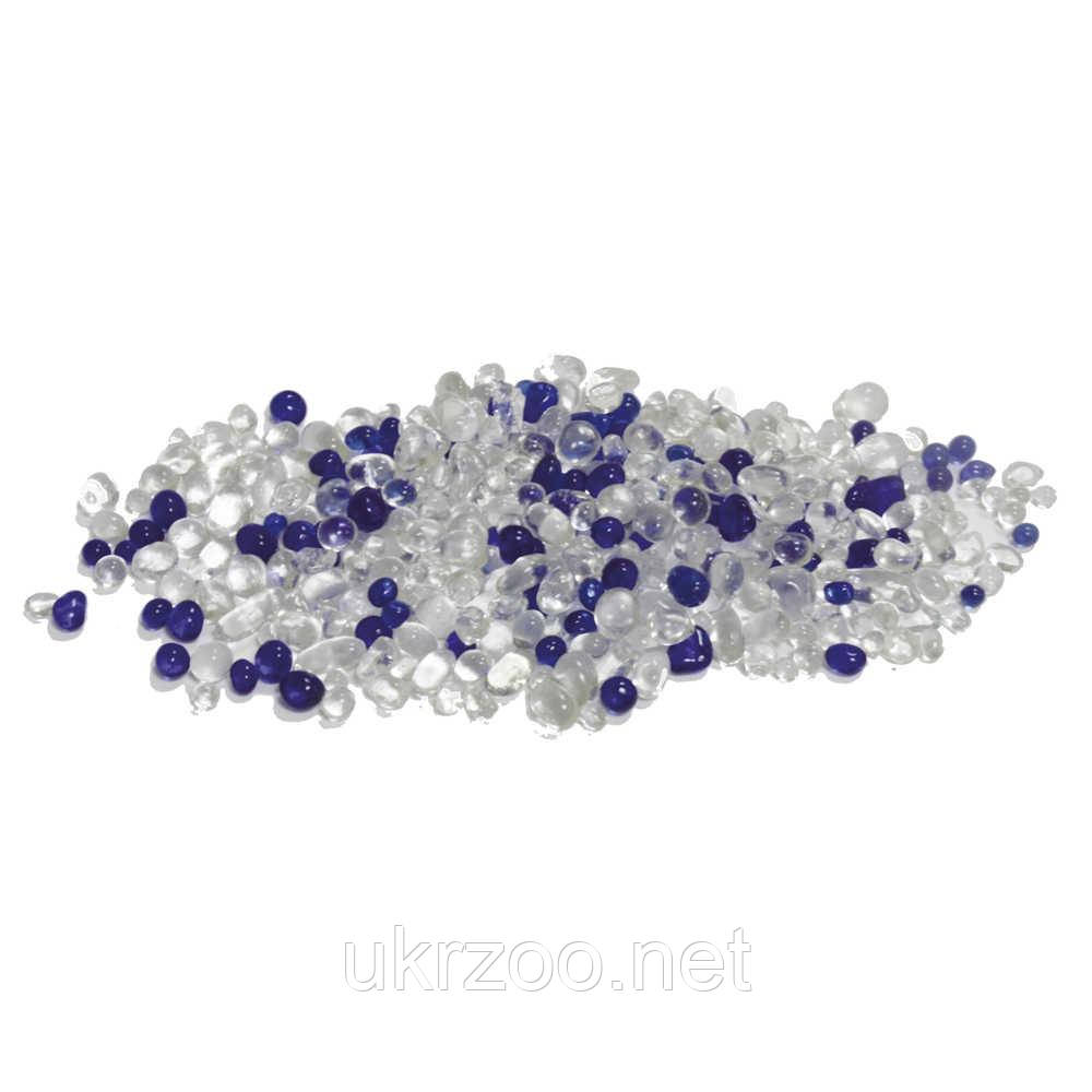 Ґрунт CRYSTAL SAND, оброблене скло, прозоре / синє, 400г (2505) (6 шт / уп) +