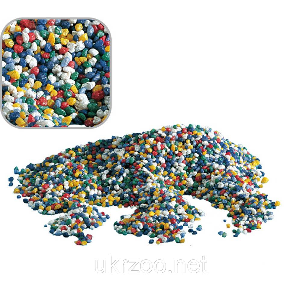 Ґрунт кварц кольоровий AMTRA QUARZO MIX CERAMIZZATO 2-3 мм, 1кг (2487) *