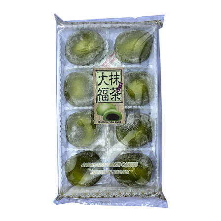 Моті зелений чай матча 200 грам. 8 штук Японія Моті японський Matcha rise cake., фото 3